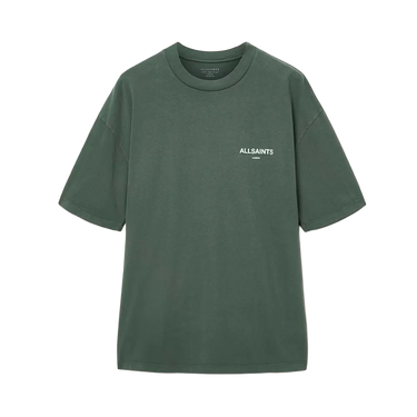 ALLSAINTS Halcyon Short Sleeve Crew T-Shirt Garnet Green