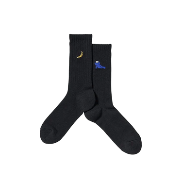 KAWS x Uniqlo Warhol Banana Socks Black
