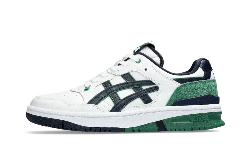 ASICS EX89 White Midnight Green: the retro sneaker with modern cushioning