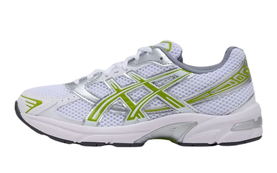 ASICS Gel-1130 White Green Apple: Fresh style and cushioning in every step 
