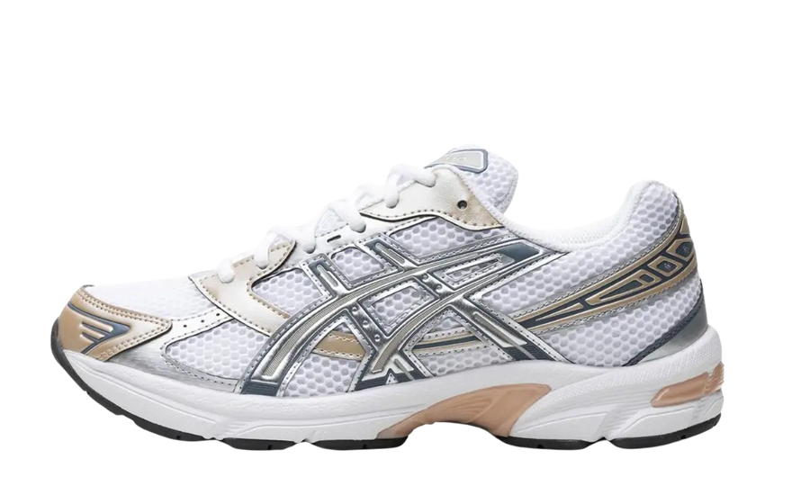 ASICS Gel-1130 White Wood Crepe: Zapatilla versátil con amortiguación Gel y estilo urbano