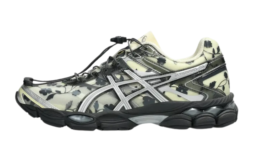 ASICS Gel-Cumulus 16 Cecilie Bahnsen Floral Pack Ivory Black — Floral elegance and performance
