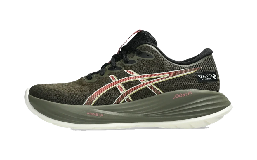 ASICS Gel-Cumulus 27 Gore-Tex Brown Stone Dark Pink Clay: la rodadora impermeable que salva tus entrenos de invierno
