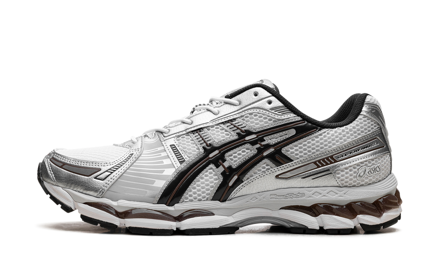 ASICS Gel-Kayano 12.1 White Graphite Grey Brown — Soporte y estilo para cada kilómetro