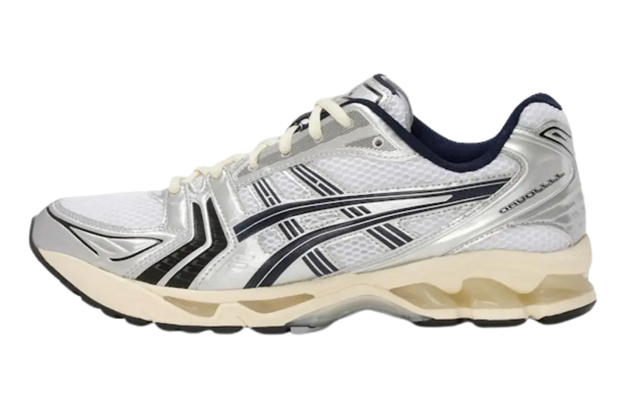 ASICS Gel-Kayano 14 JJJJound Wit Marineblauw — Comfort en stijl bij elke stap