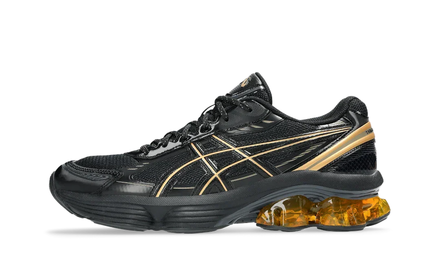ASICS Gel-Kinetic Fluent Black Gold: la sneaker negra con acentos dorados que domina 2026