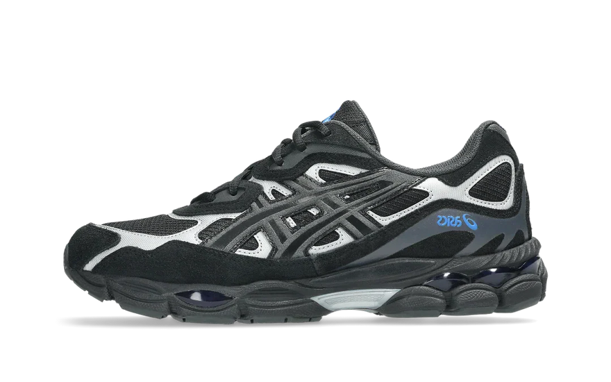 ASICS Gel-NYC Black Graphite Grey Blue: estilo urbano con amortiguación GEL