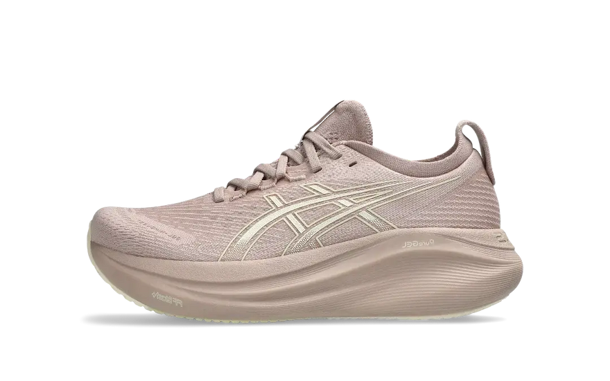 ASICS Gel-Nimbus 27 Fawn Birch — Luxusní odpružení pro každý kilometr