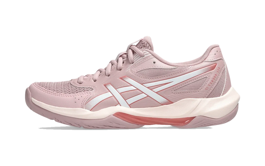ASICS Gel-Rocket 12 Morganite White (Women's): opiniones, talla y la zapatilla de pista en rosa para 2026