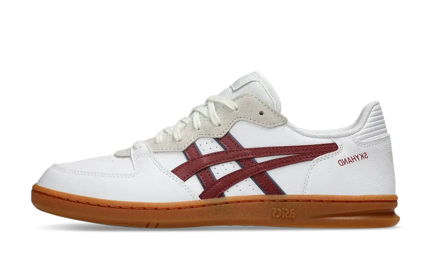 ASICS Skyhand OG White Brisket Red Gum: Zapatillas retro con estilo premium y confort