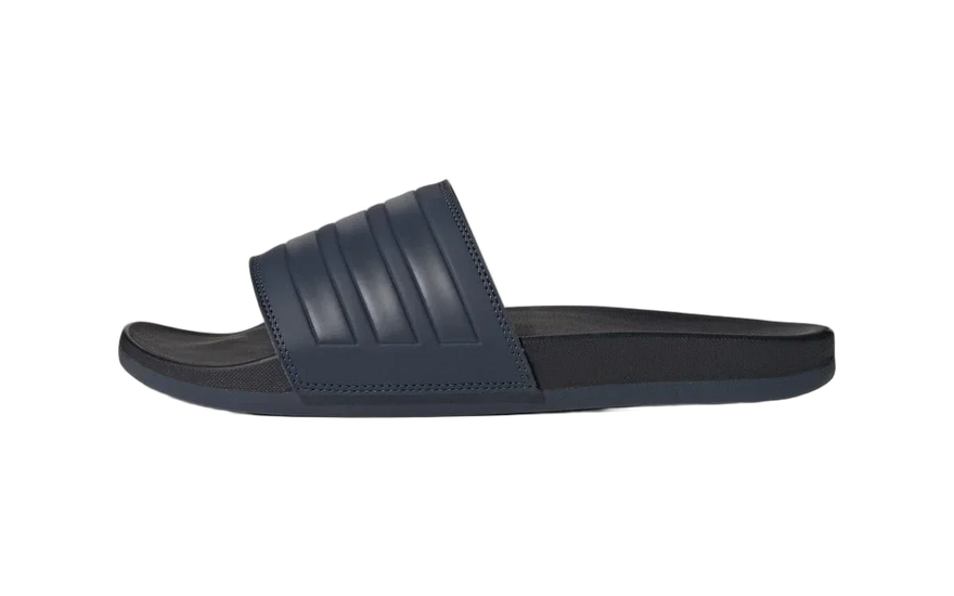 Adidas Adilette Comfort Slides Shadow Navy Core Black: la chancla de vestuario que se ganó la calle