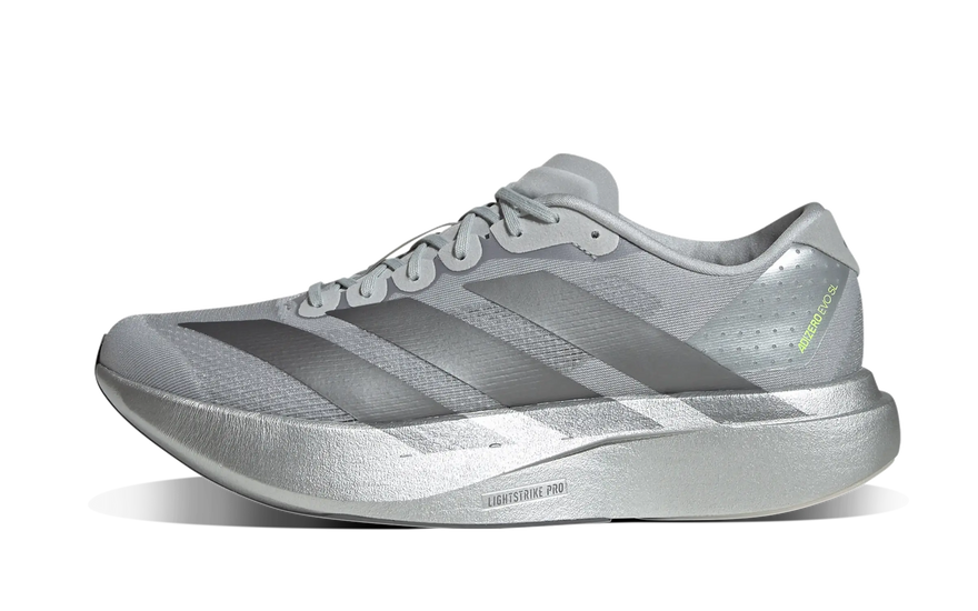 Adidas Adizero Evo SL Silver Metallic — Speed, lightness, and style for your records
