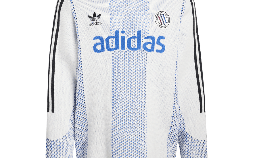 Adidas Blokecore Longsleeve Light Weight Pullover White Blue: la sudadera terrace que domina 2026