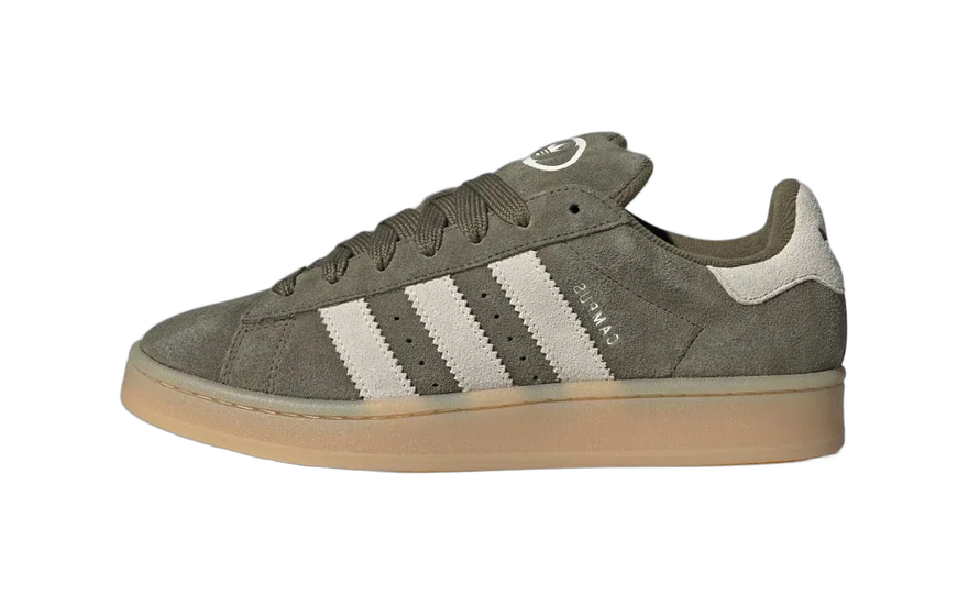 Adidas Campus 00s Camp Medium Dark Khaki Off White Gum: la silueta retro que domina el streetwear en 2026