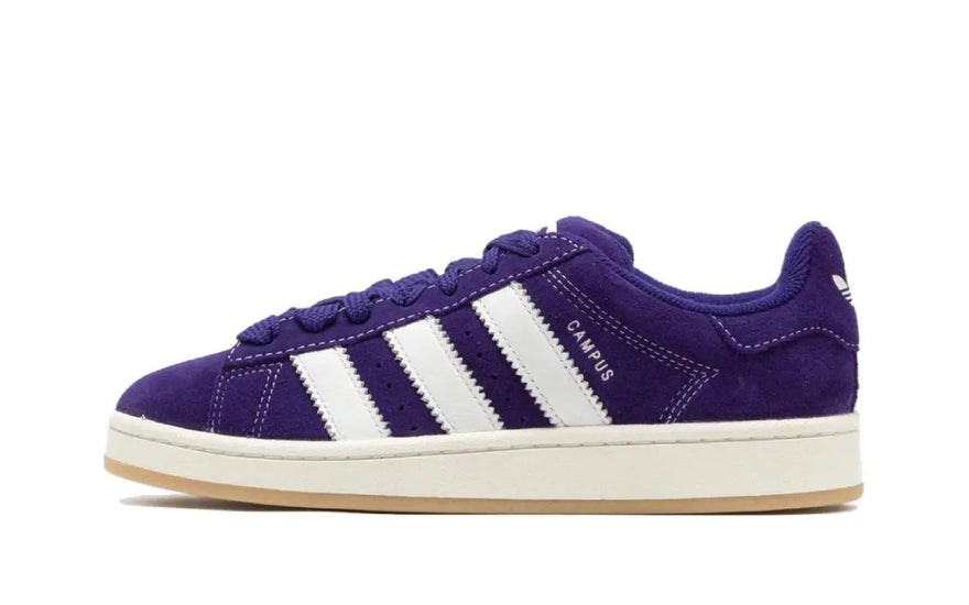 Adidas Campus 00s Collegiate Purple Core White Gum: Purple suede shoes that elevate your streetwear