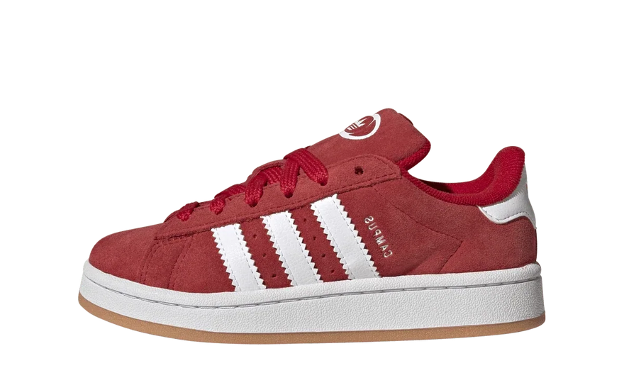 Adidas Campus 00s Elastic Better Scarlet Cloud White (PS): el rojo que los peques se ponen solos