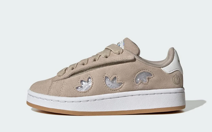 Adidas Campus 00s LED Lights Comfort Closure Wonder Beige Cloud White (PS): las Campus que se encienden a cada paso