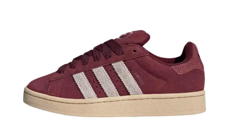 Adidas Campus 00s Shadow Red Off White: zapatillas de gamuza que marcan tendencia