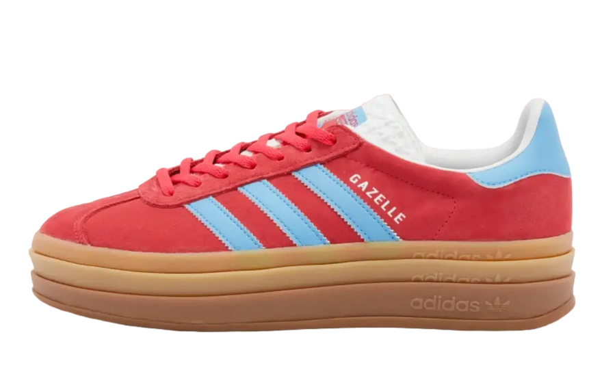 Adidas Gazelle Bold Active Pink Semi Blue: os ténis que redefinem o teu estilo urbano