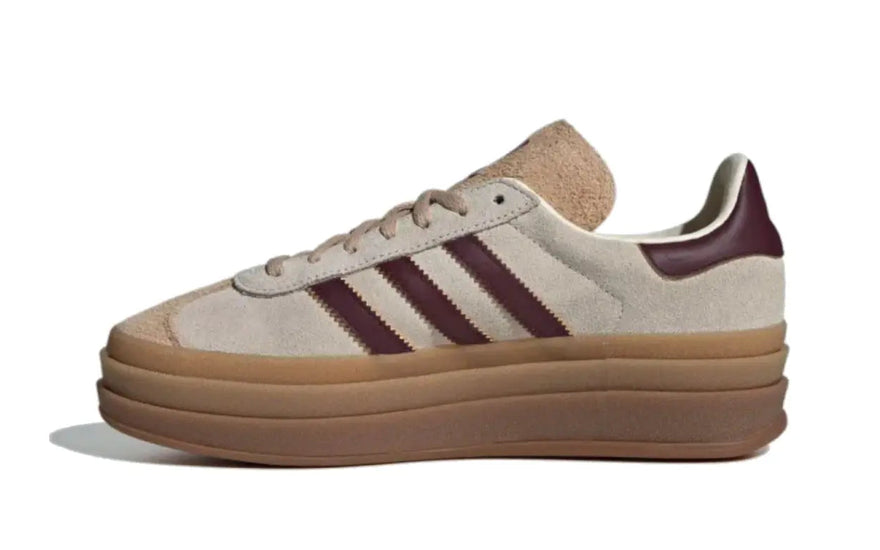 Adidas Gazelle Bold Kremowy Bordowy: odnowiony klasyk, którego potrzebujesz