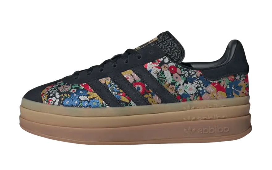 Adidas Gazelle Bold Liberty London Floral Embroidery - bordado floral y estilo británico