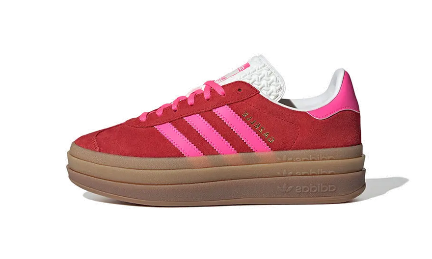 Adidas Gazelle Bold Red Pink: el clásico urbano en rojo y rosa que necesitas