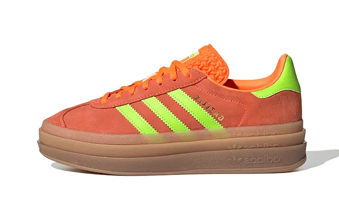 Adidas Gazelle Bold Solar Orange Solar Green: de neonaccenten die je outfit nodig heeft
