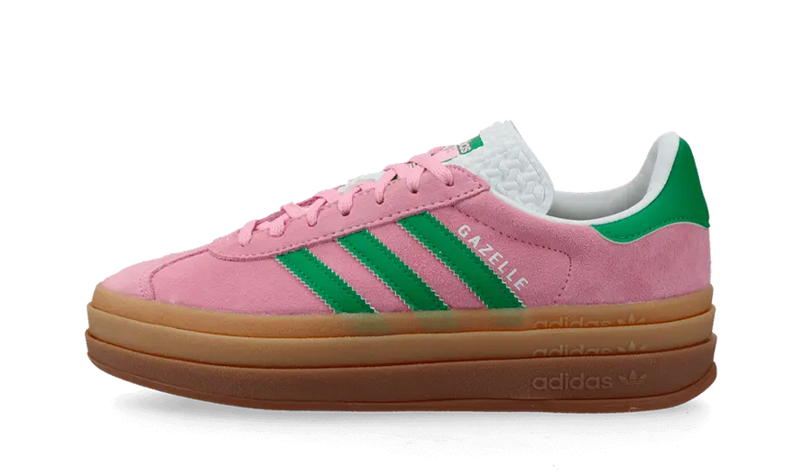 Adidas Gazelle Bold True Pink Green: Zapatillas que iluminan tu look con rosa y verde