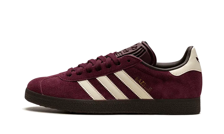 Adidas Gazelle Maroon Chalk White: estilo vintage y comodidad urbana