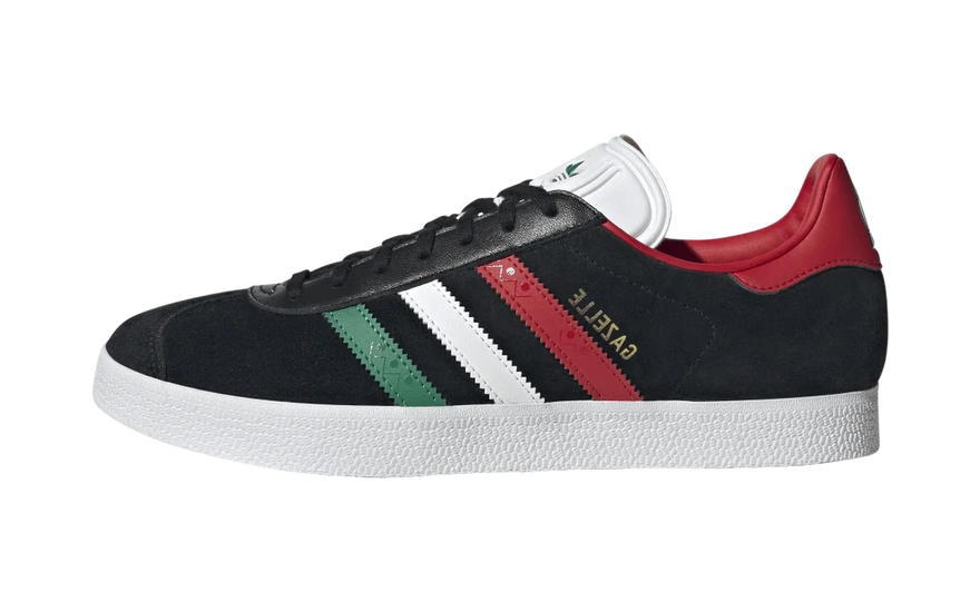 Adidas Gazelle Someone Somewhere Mexico 3rd Kit: el ante negro tricolor que celebra el Mundial 2026