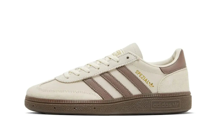 Adidas Handball Spezial Brown Cream White: zapatillas de gamuza vintage con agarre para la cancha