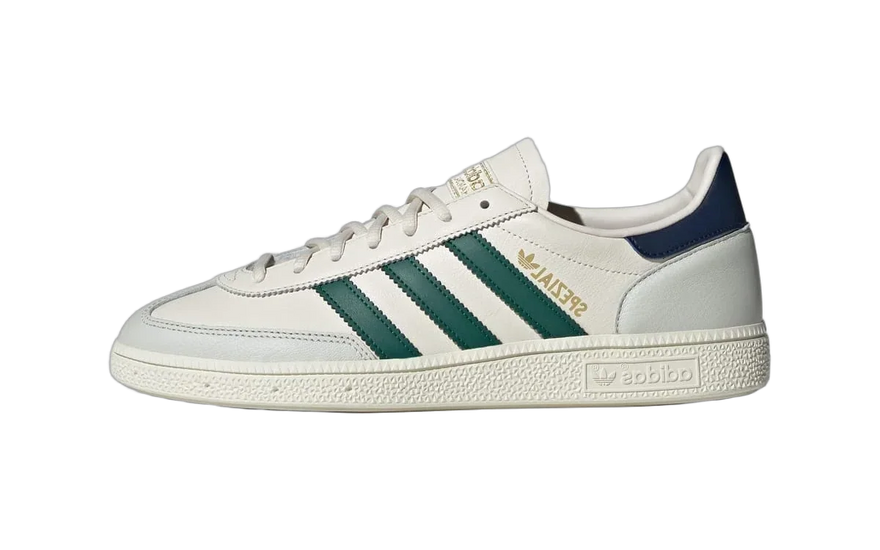 Adidas Handball Spezial Chalk White Collegiate Green Night Indigo: la reedición del clásico alemán que se está comiendo el street style