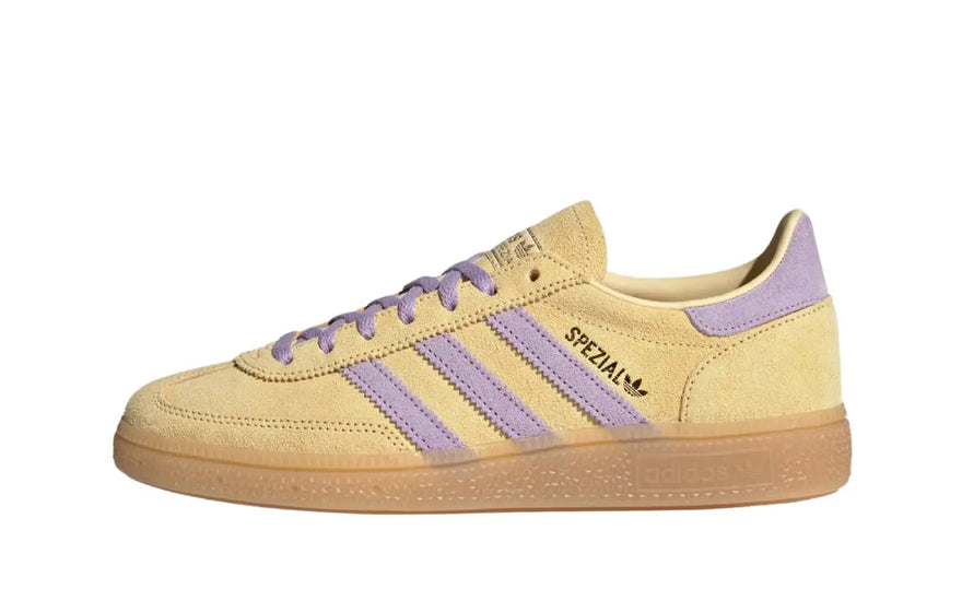 Adidas Handball Spezial Orange Tint Powder Plum Gum : style rétro avec une prise en main supérieure