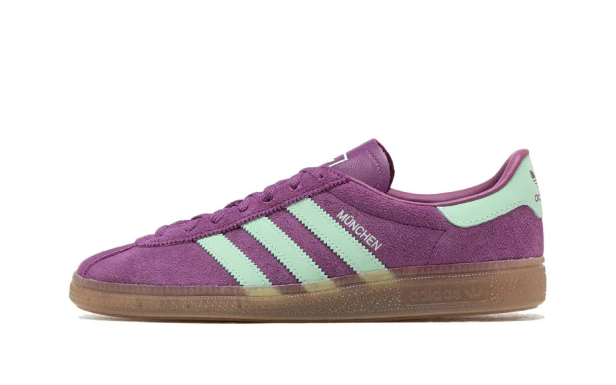 Adidas Muenchen Rich Mauve Clear Mint: the retro you need today 