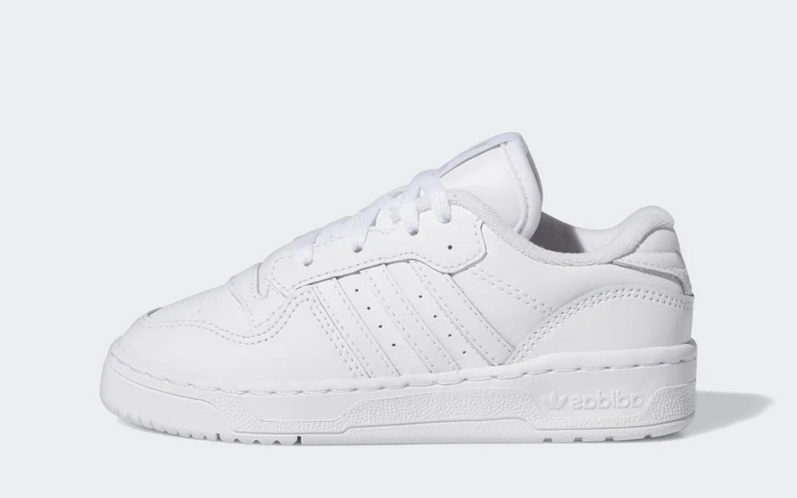 Adidas Rivalry Low Cloud White Grey (PS): el clásico de 1986 que ahora calzan los peques
