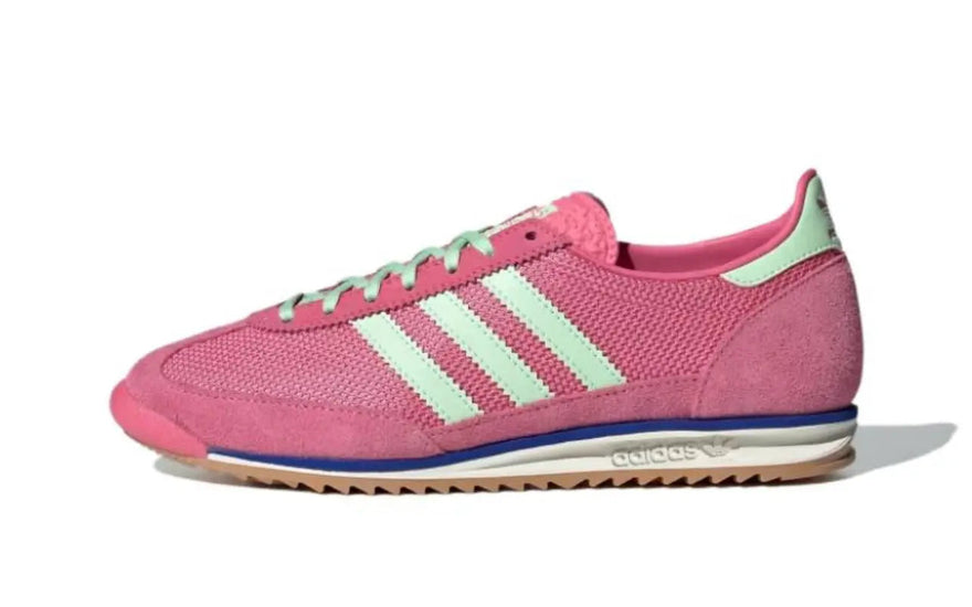 Adidas SL72 Pink Fusion Green Spark: Zapatillas retro rosa con toque verde que marcan tendencia