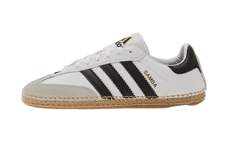 Adidas Samba Espadrille CLOT By Edison Chen White Black: la Samba que se quita el gum y se pone esparto