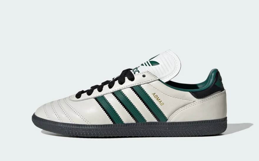 Adidas Samba JP Core White Collegiate Green Carbon: la Samba con ADN de bota de fútbol que domina 2026