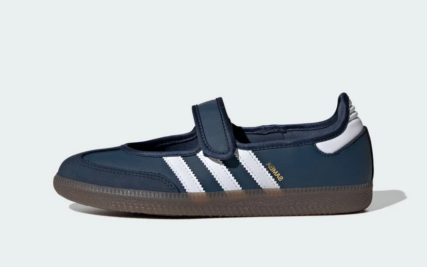 Adidas Samba Jane Crew Navy White: la Samba que se pasó al balletcore (y funciona)