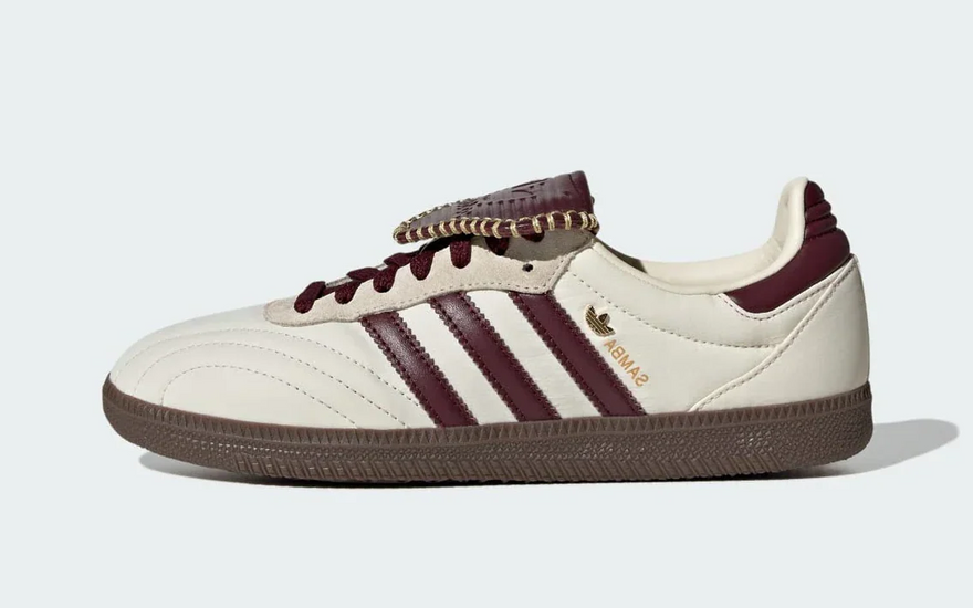 Adidas Samba LT Cream White Maroon — El clásico que actualiza tu streetwear
