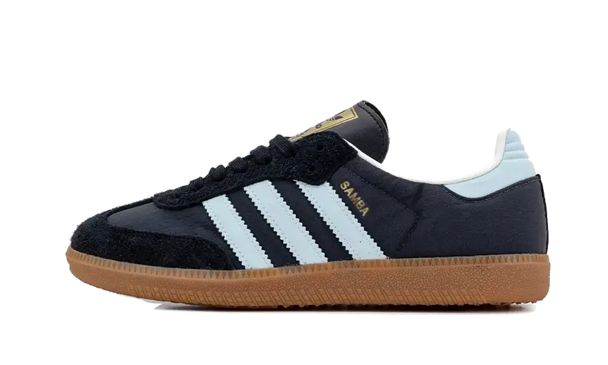 Adidas Samba OG Carbon Almost Blue Gum: městská klasika z kůže s modrým nádechem