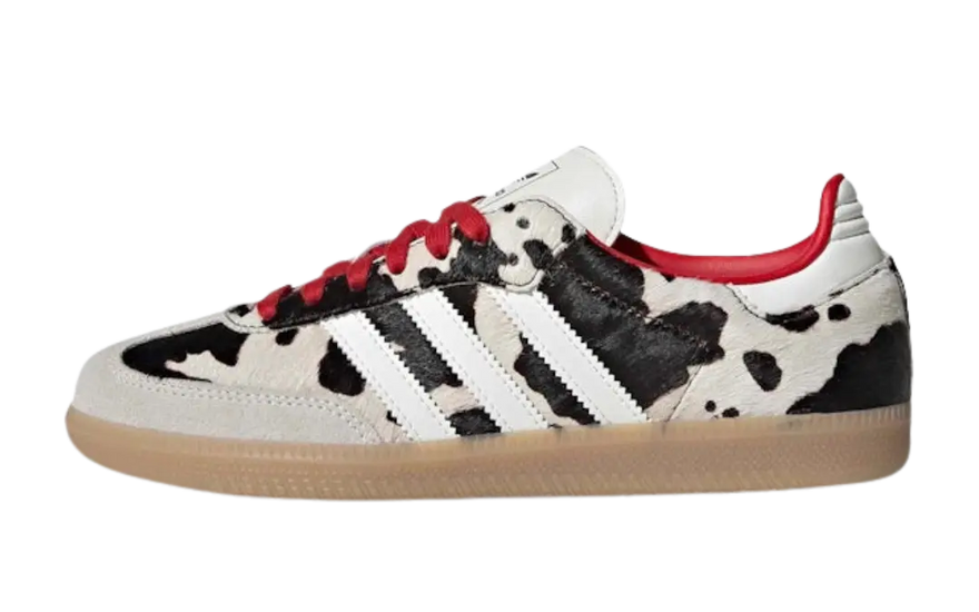 Adidas Samba OG Cow Print Aurora Coffee — Vzor, který udává směr