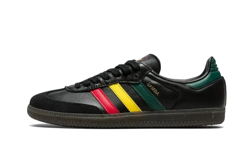 Adidas Samba OG Rasta Pack Nero: Classico da calcio con spirito rasta