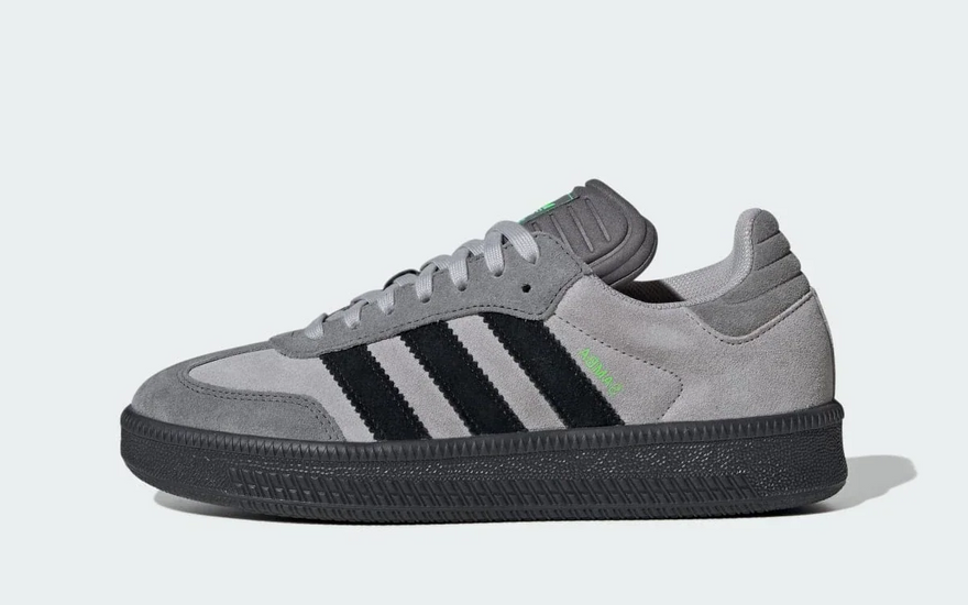 Adidas Samba XLG Grey Four Black: la Samba con volumen que domina el street en 2026