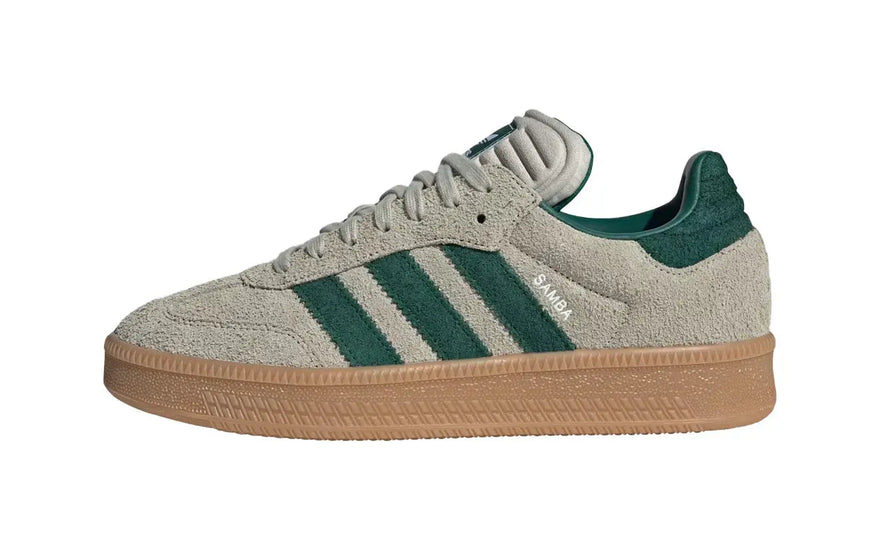 Adidas Samba XLG Putty Grey Collegiate Green Gum: El clásico reinventado para tu streetwear