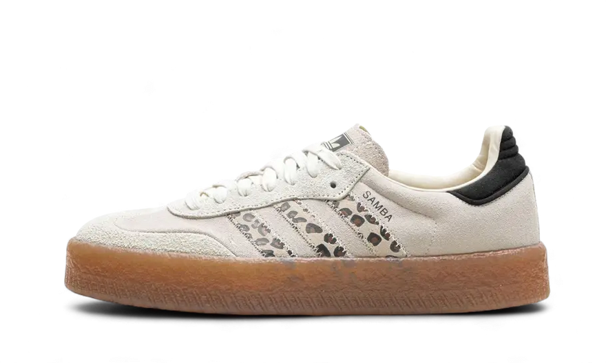 Adidas Sambae Cream Leopard: Leopard print sneakers to stand out 