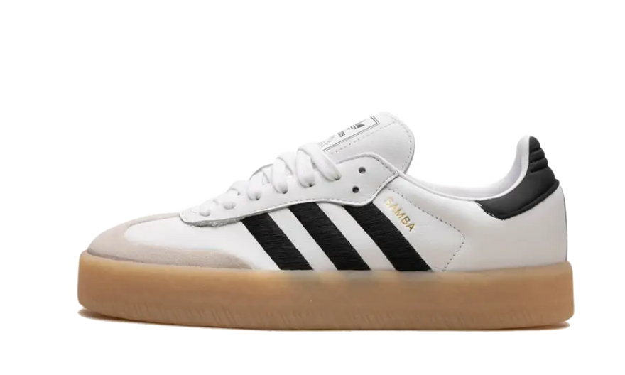 Adidas Sambae White Black Gum — Estilo retro y suela gum imprescindible