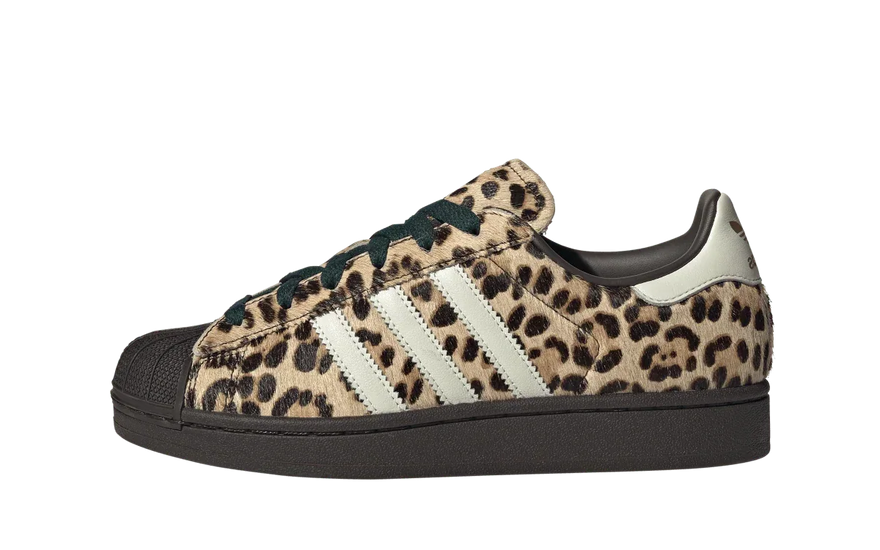 Adidas Superstar II Leopard Dark Brown Ivory: el shell toe que domina el animal print en 2026