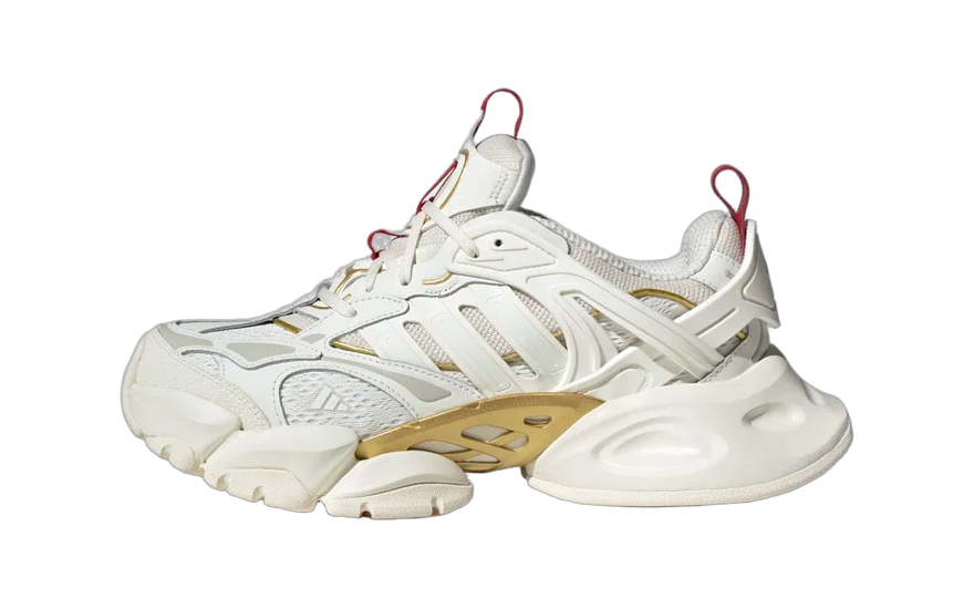 Adidas XLG Runner Deluxe Off White Gold Metallic Red: La Zapatilla Dorada que Conquista las Calles