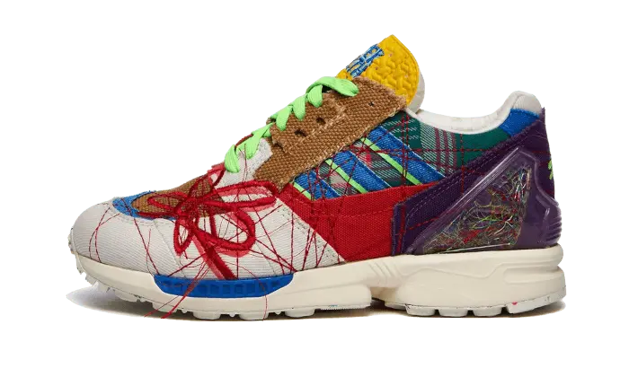 Adidas ZX 8000 Sean Wotherspoon Superearth — Multicolor Corduroy and Urban Sustainability